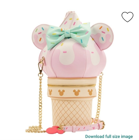 Loungefly Handbags - Stitch shoppe disney soft serve icecream crossbody bag